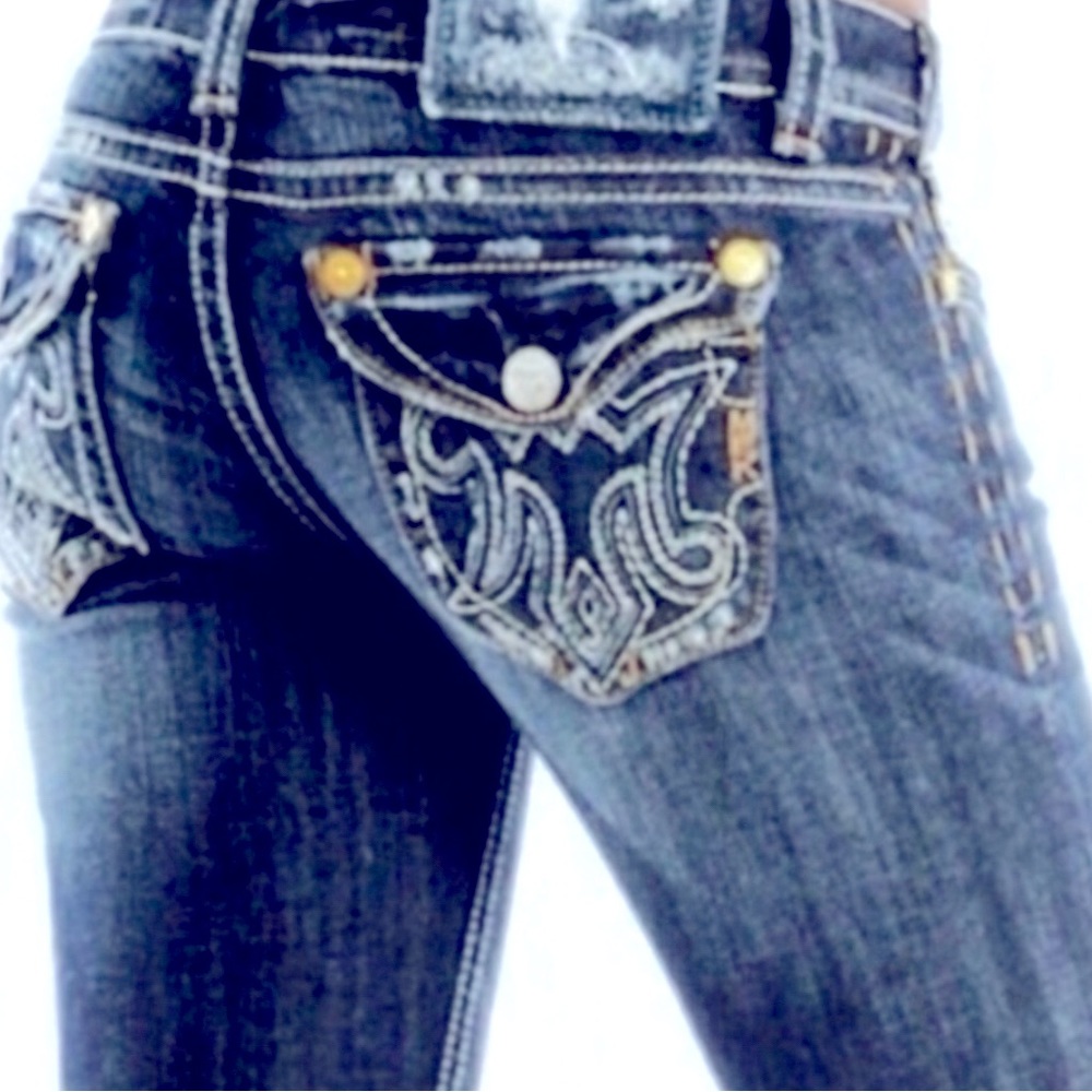 Mek DENIM Oaxaca Capri handcrafted jeans size 30